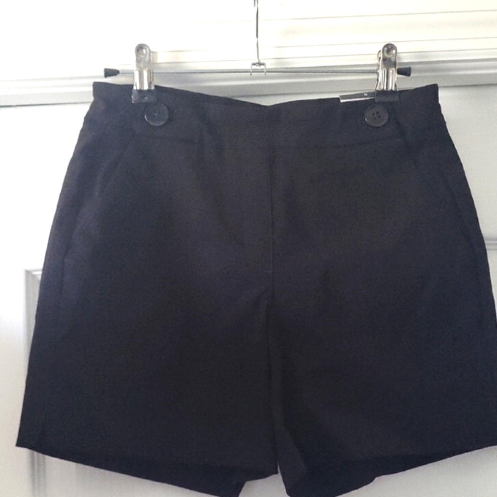White House Black Market Black Shorts Tailored Classic